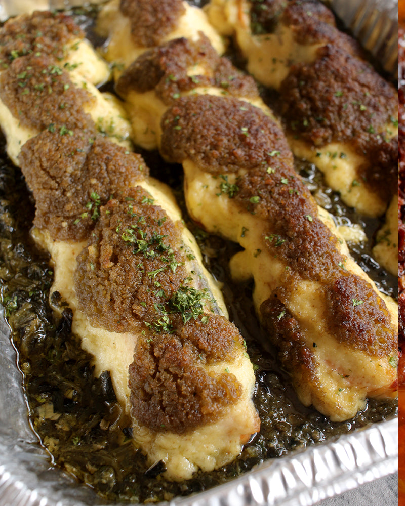 Baked Salmon Florentine (Half Tray serves 45, Whole Tray serves 810